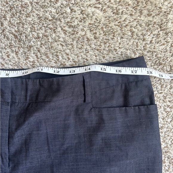 Apt. 9 Modern Fit Grey Trousers Ankle Business Casual Office Neutral 14 - Picture 6 of 7